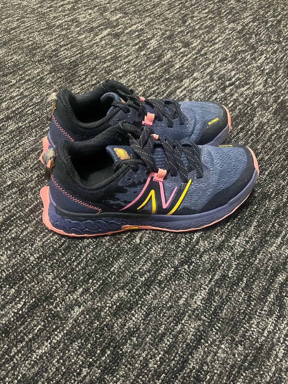 New Balance Womens Fresh Foam X Hierro V7 Blue Running Shoes Sneakers Size 7